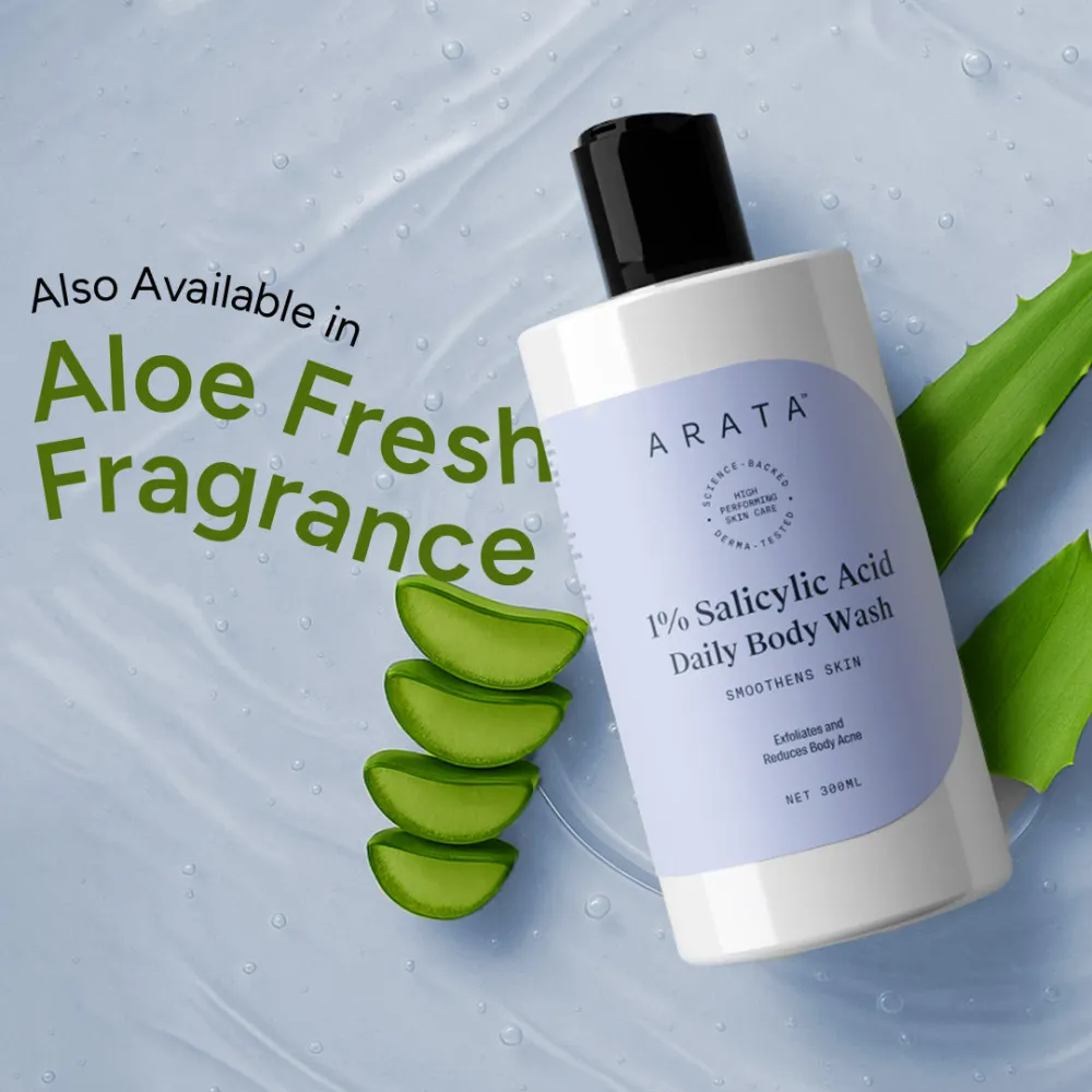 1% Salicylic Acid Body Wash | Removes Bacne I Treats Strawberry Skin I Exfoliates & Smoothens | With Watermelon Fragrance - Image 6