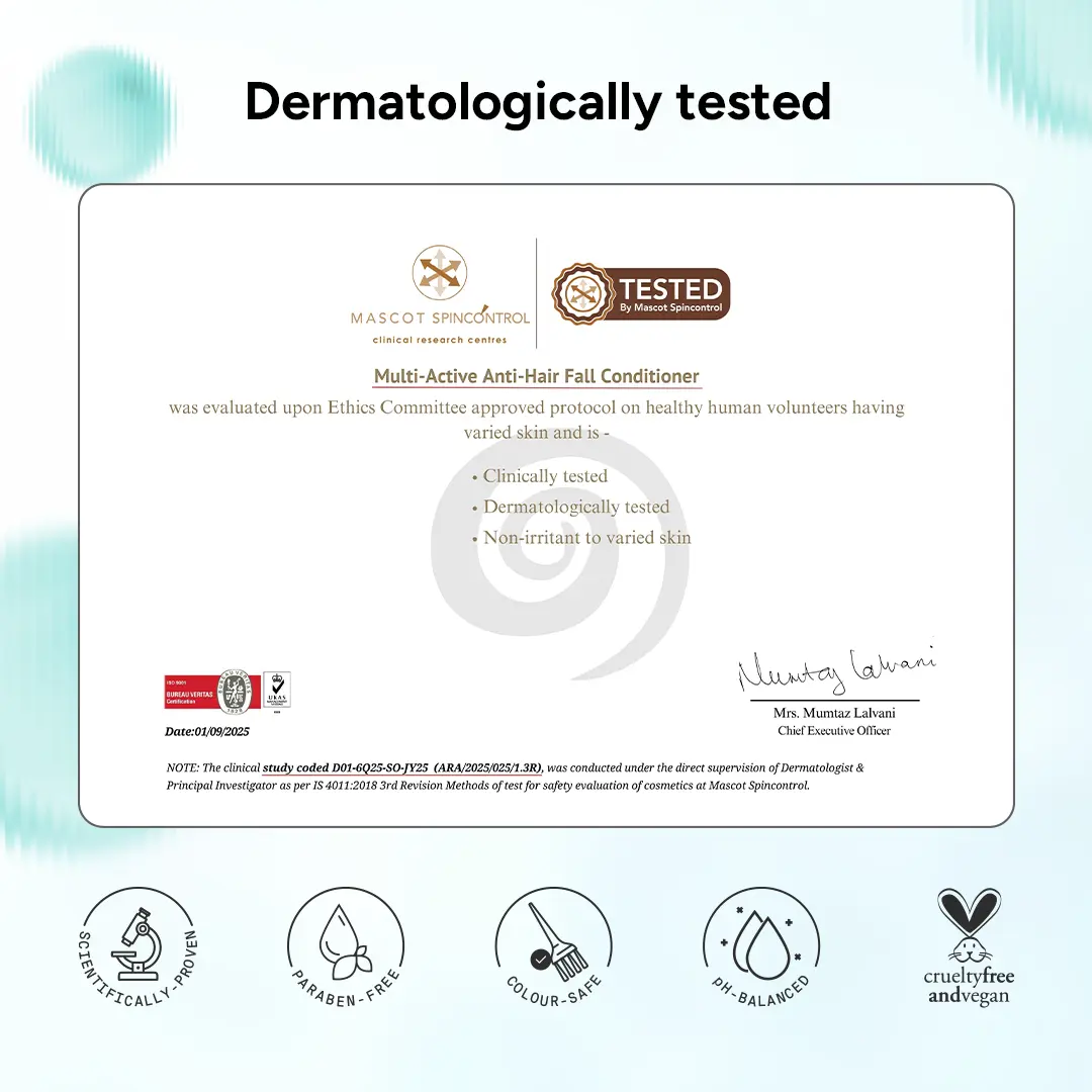Multi-Active Anti-Hair Fall Conditioner for Breakage Control | Powered by ReparAge¨, Rice Protein, Caffeine, and Biotin - Image 7