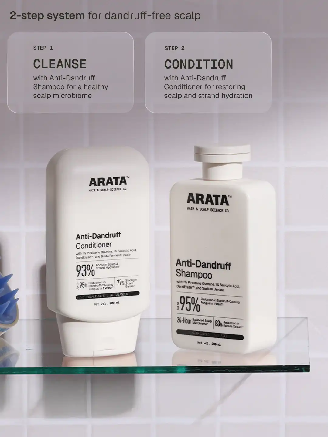 Arata Anti-Dandruff Shampoo & Conditioner Combo - Image 5
