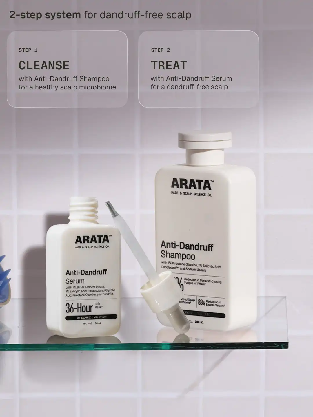 Arata Anti-Dandruff Shampoo & Serum Combo - Image 5
