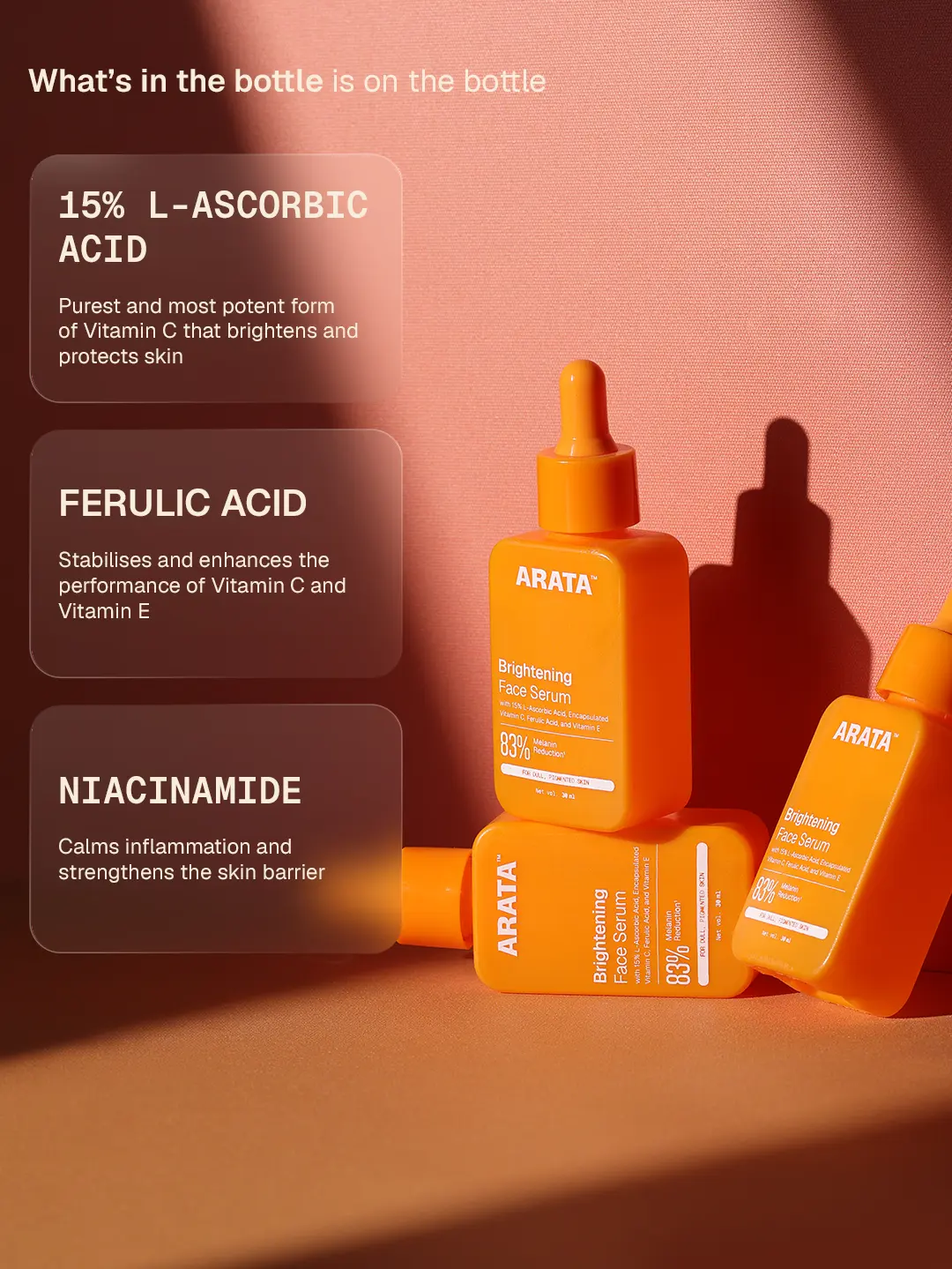 Brightening Face Serum - 30 ml - BYOB - Image 4