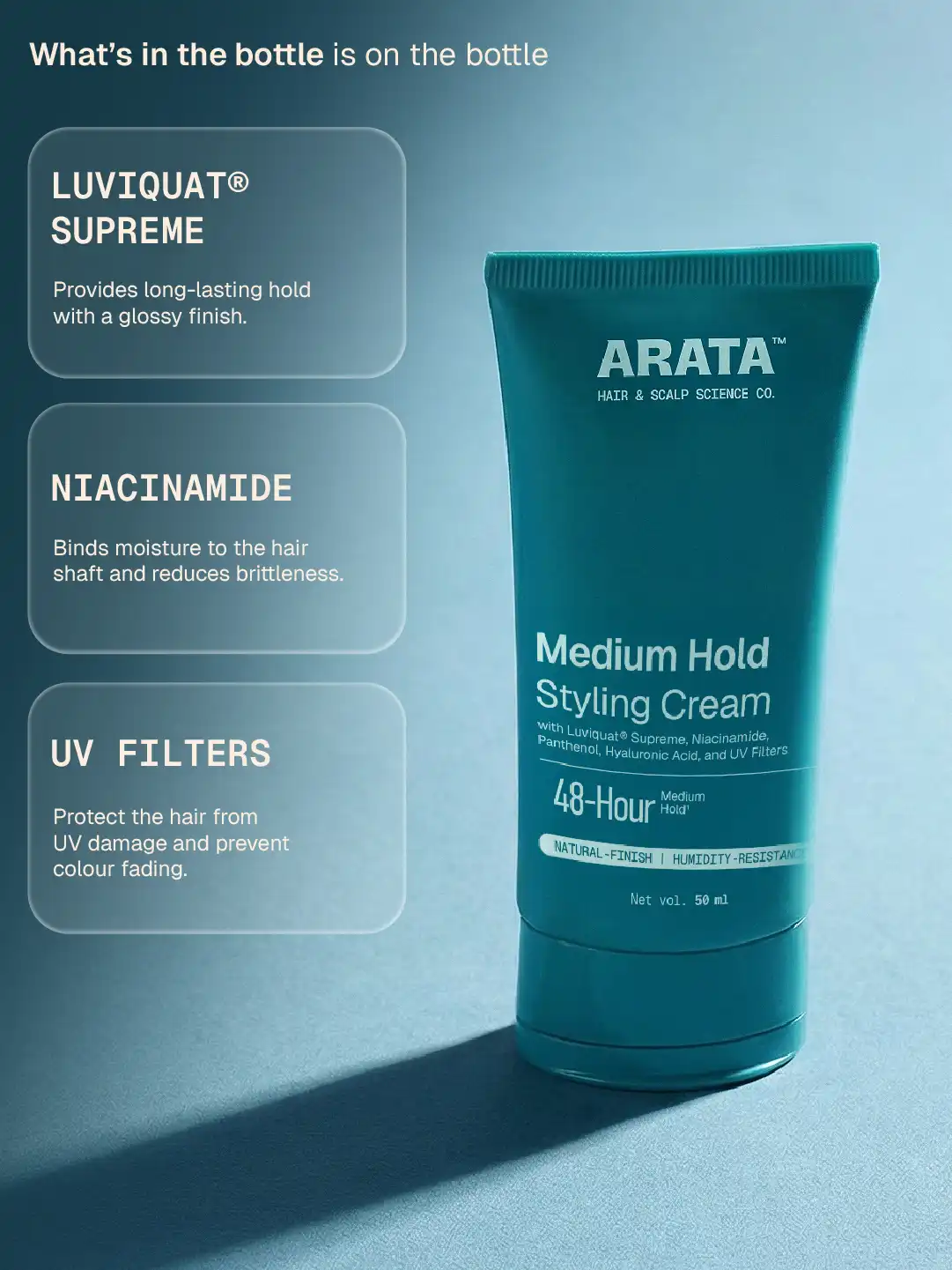 Medium Hold Styling Cream - 50 ml - Image 5