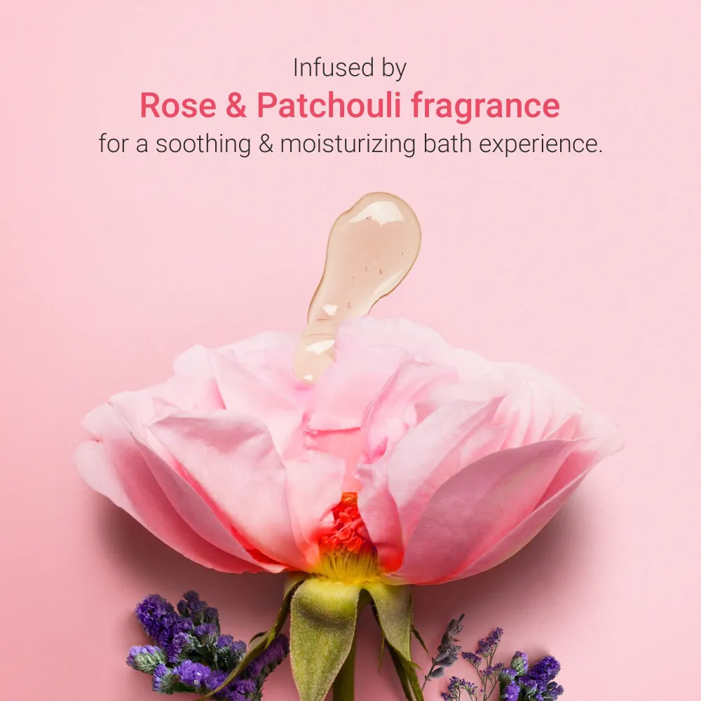 Rose & Patchouli Body Wash 300 ML - Image 3