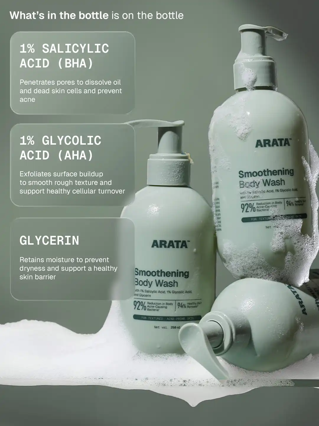 Arata Smoothening Body Wash - Pack of 2 - Image 4