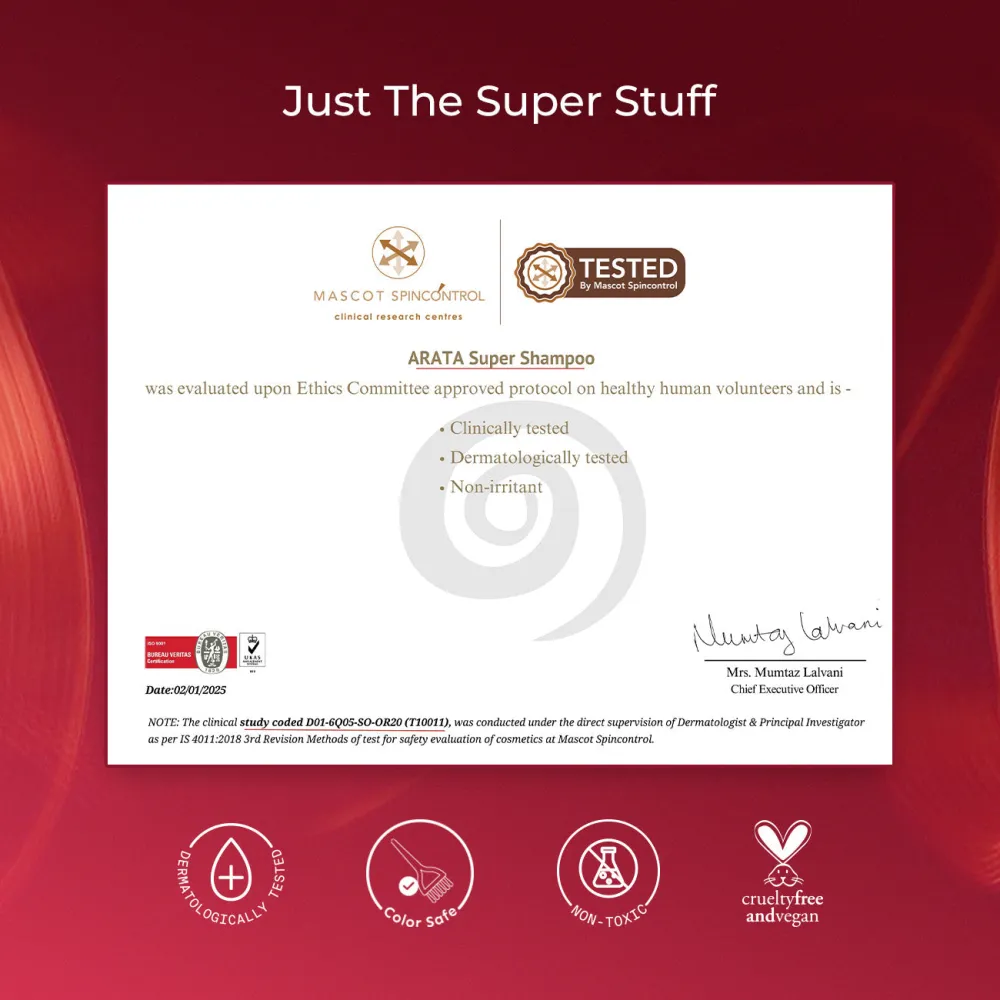 Biotin & Protein Rich  Super Shampoo™ for Daily Nourishment, Damage & Frizz Control - 300ml - Image 11