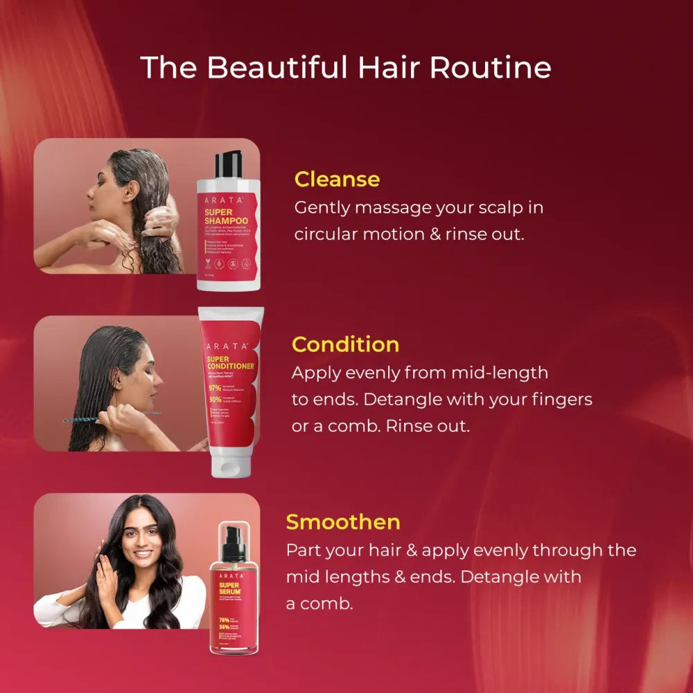 Biotin & Protein Rich  Super Shampoo™ for Daily Nourishment, Damage & Frizz Control - 300ml - Image 8