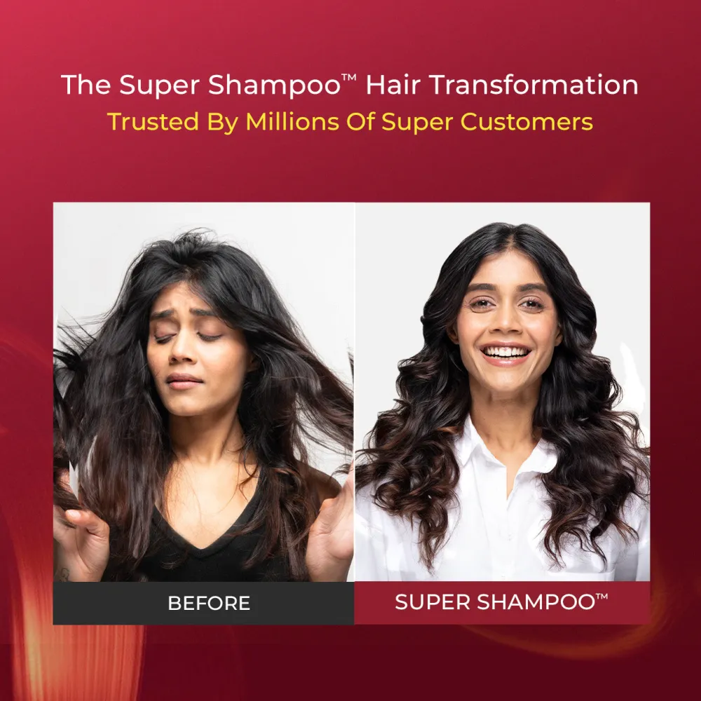 Biotin & Protein Rich  Super Shampoo™ for Daily Nourishment, Damage & Frizz Control - 300ml - Image 9