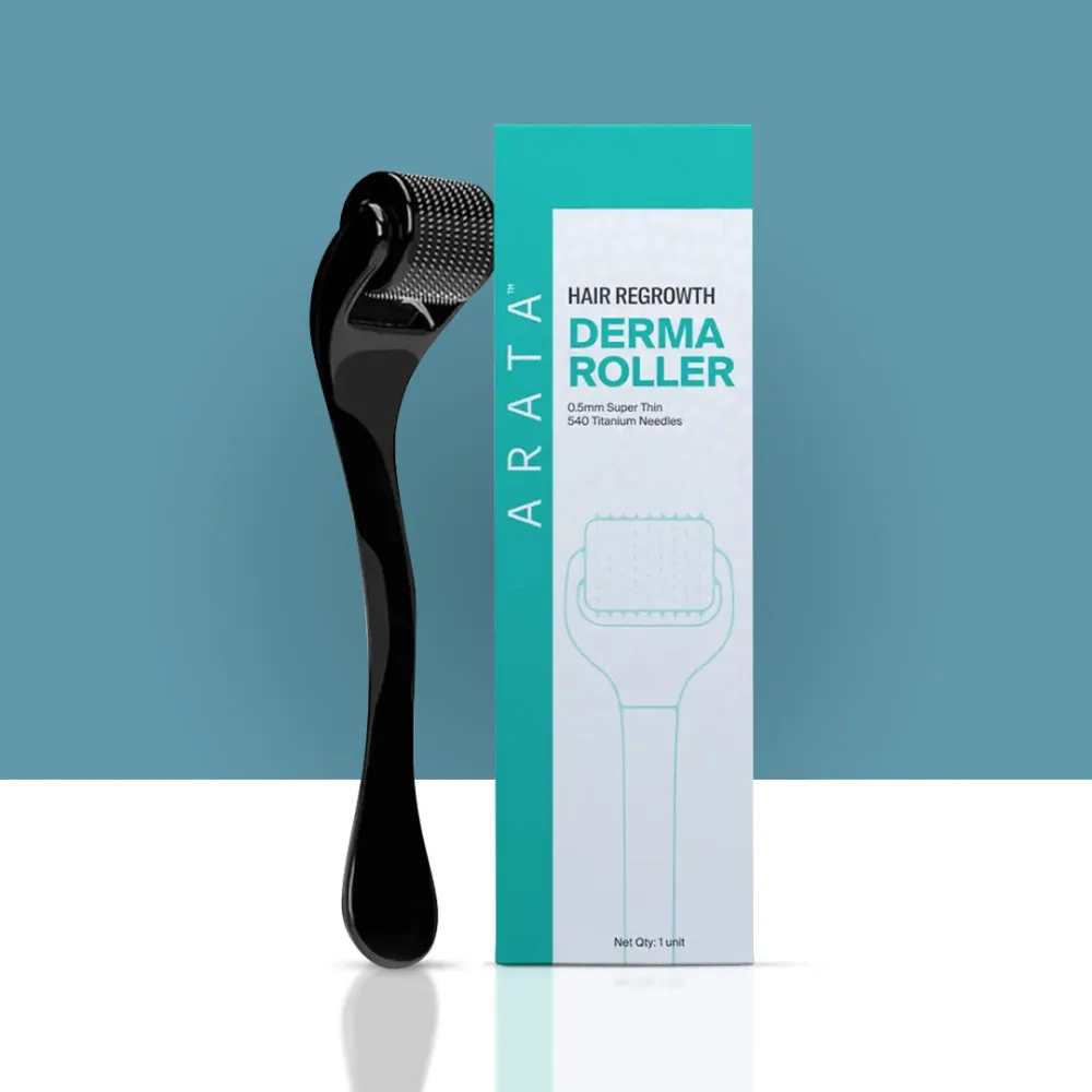 Hair Regrowth Derma Roller With Titanium Needles