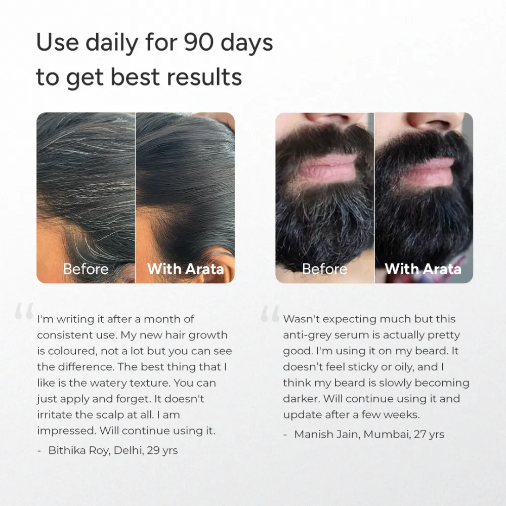 MelanoBoost™ Anti-Grey Hair & Beard Serum with MelanoGray™, Silverfree™, Arcolys® & Vegan Keratin - 30ml - Image 10