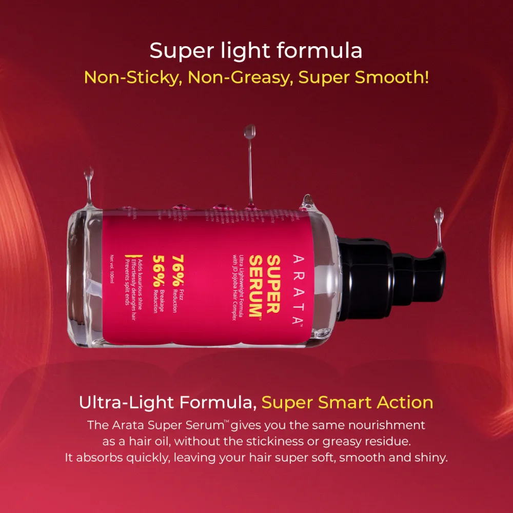 Ultralight Super Serumª for Frizz & Damage Control with Jojoba Oil & Vitamin E  - 100ml - Image 6