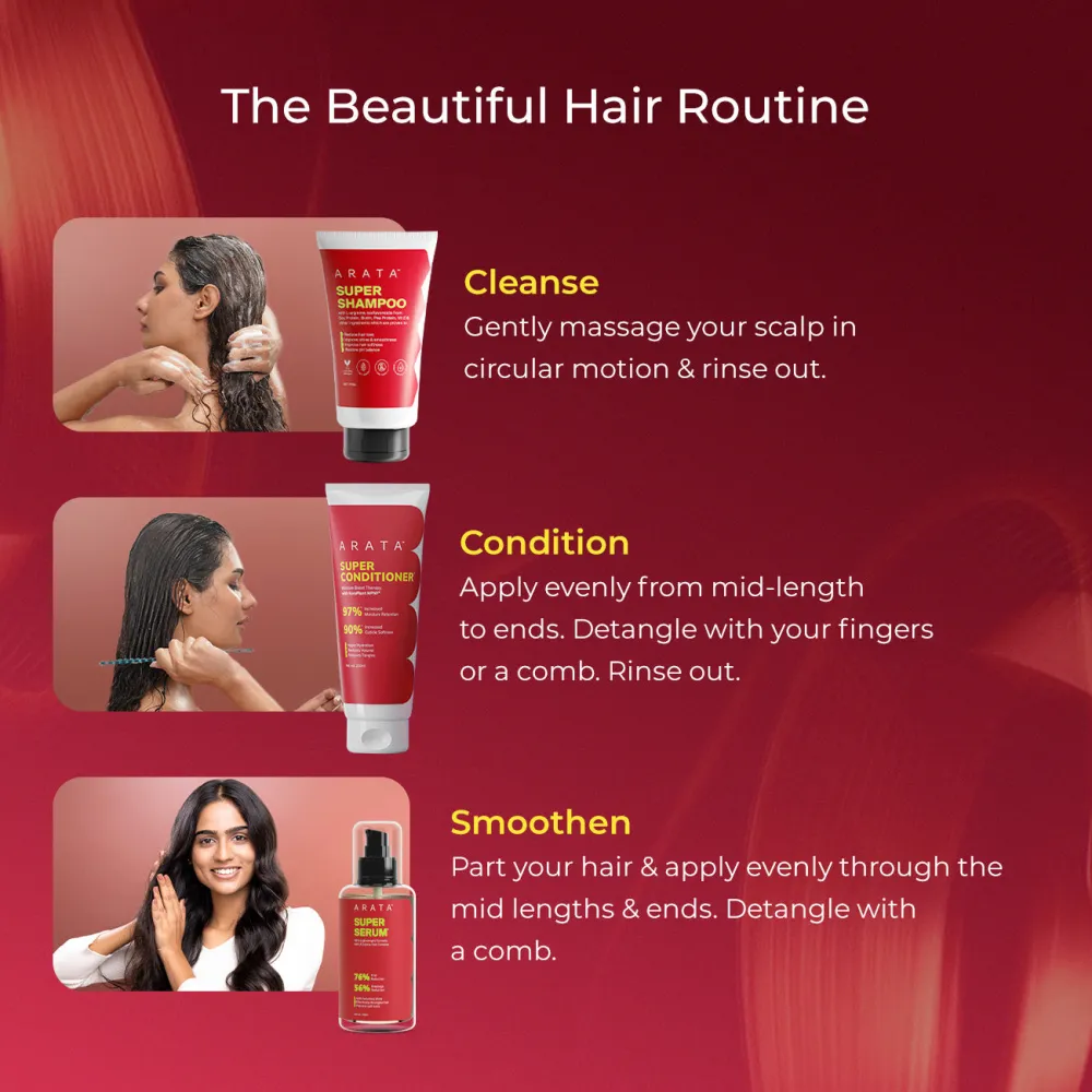 Biotin & Protein Rich Super Shampoo for Daily Nourishment, Damage & Frizz Control - Travel Pack - 150ml - Image 8