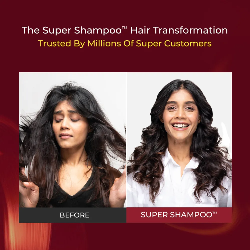Biotin & Protein Rich Super Shampoo for Daily Nourishment, Damage & Frizz Control - Travel Pack - 150ml - Image 9