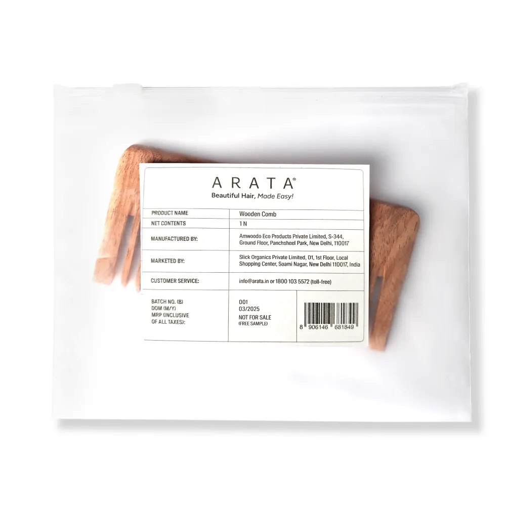 Wooden Hair Comb - Image 2